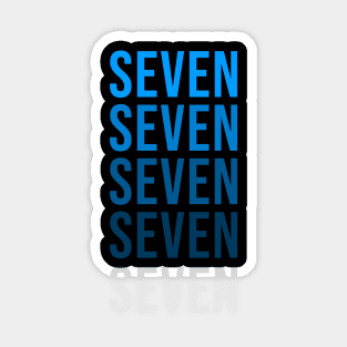 SEVEN SEVEN SEVEN Sticker